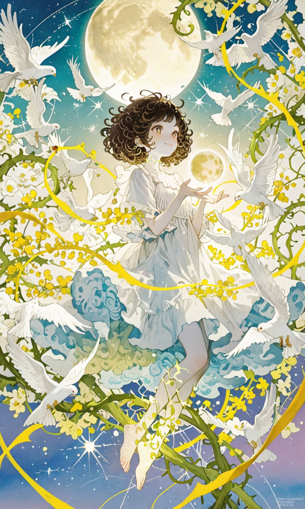 アフワちゃん　羽ばたき1