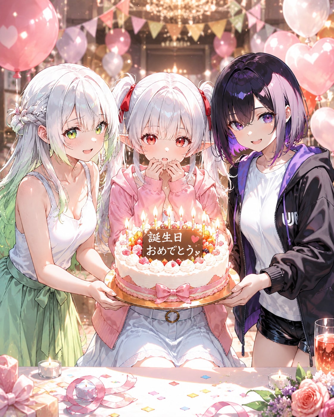 8月10日はシロネさんの誕生日です🎂