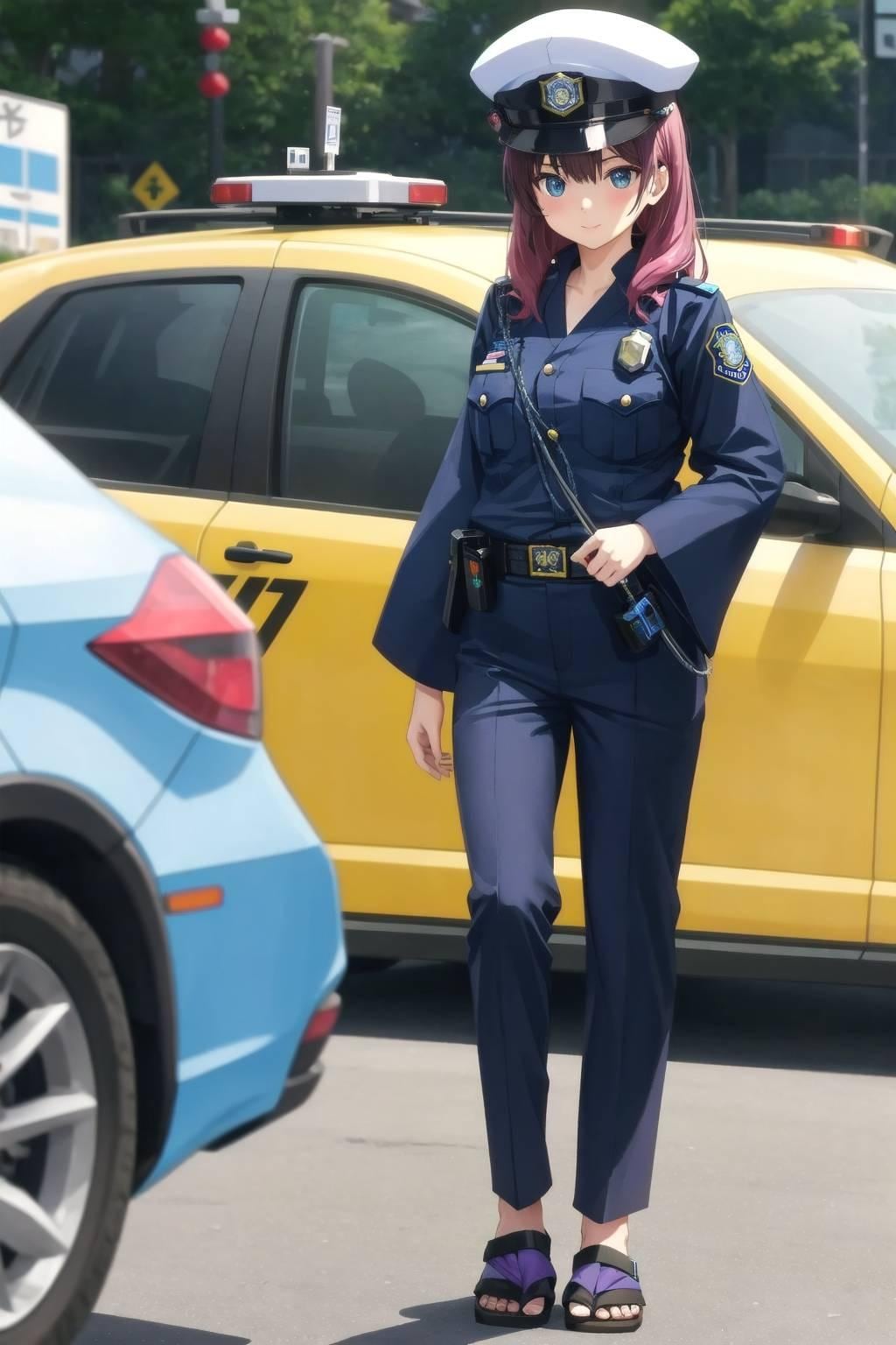 見知らぬ男性に心を盗まれた婦警