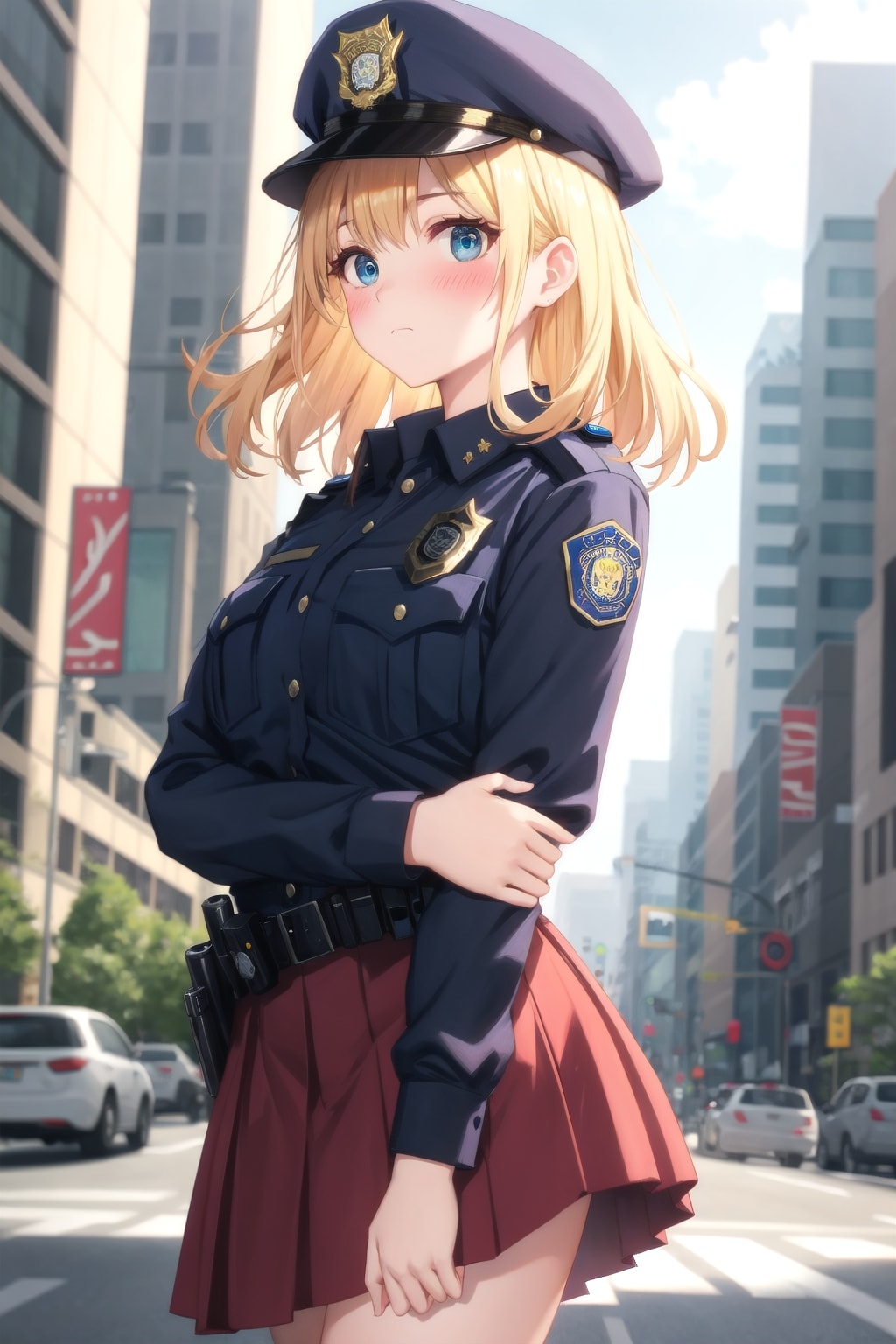 見知らぬ男性に心を盗まれた婦警