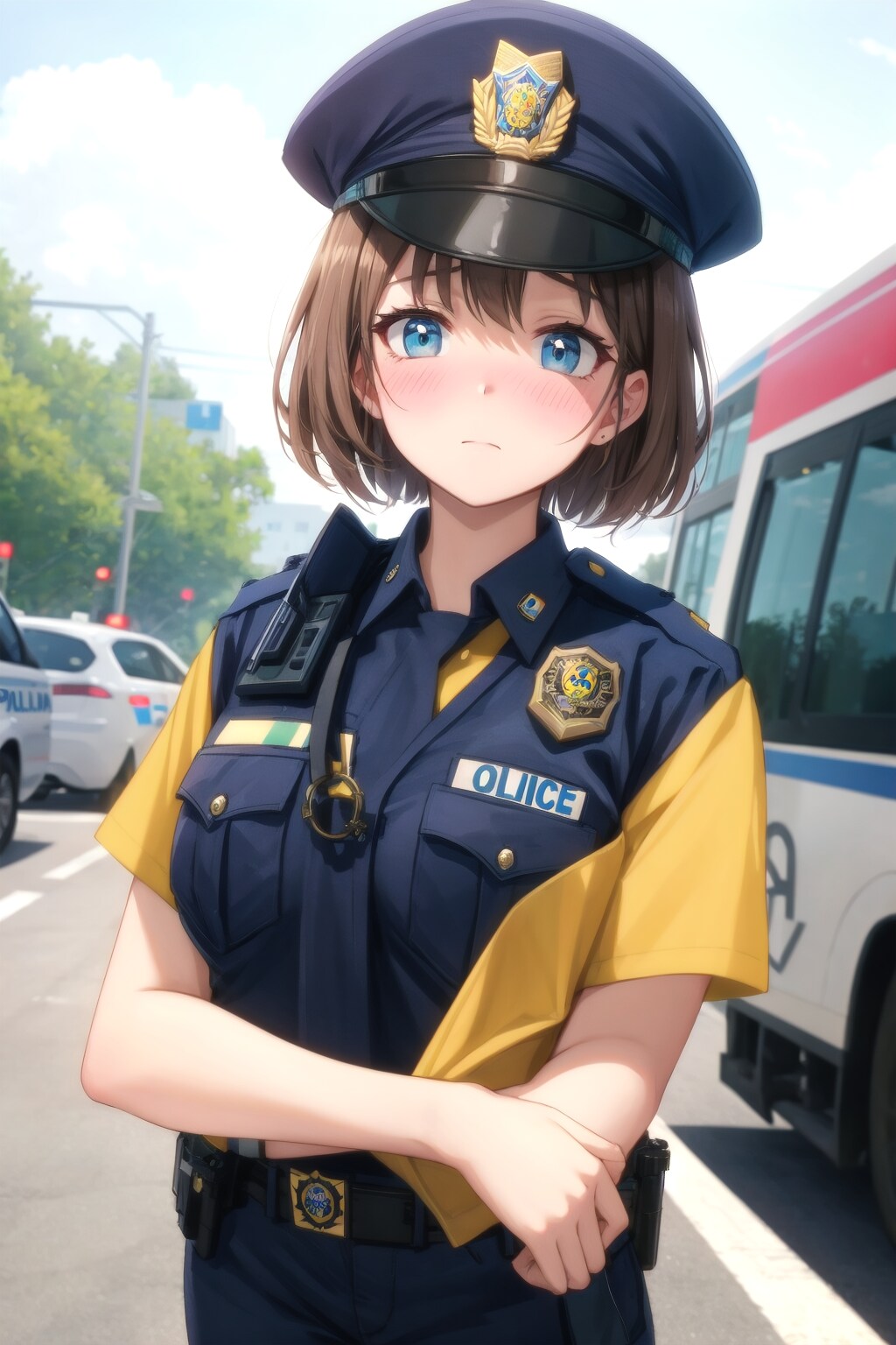 見知らぬ男性に心を盗まれた婦警