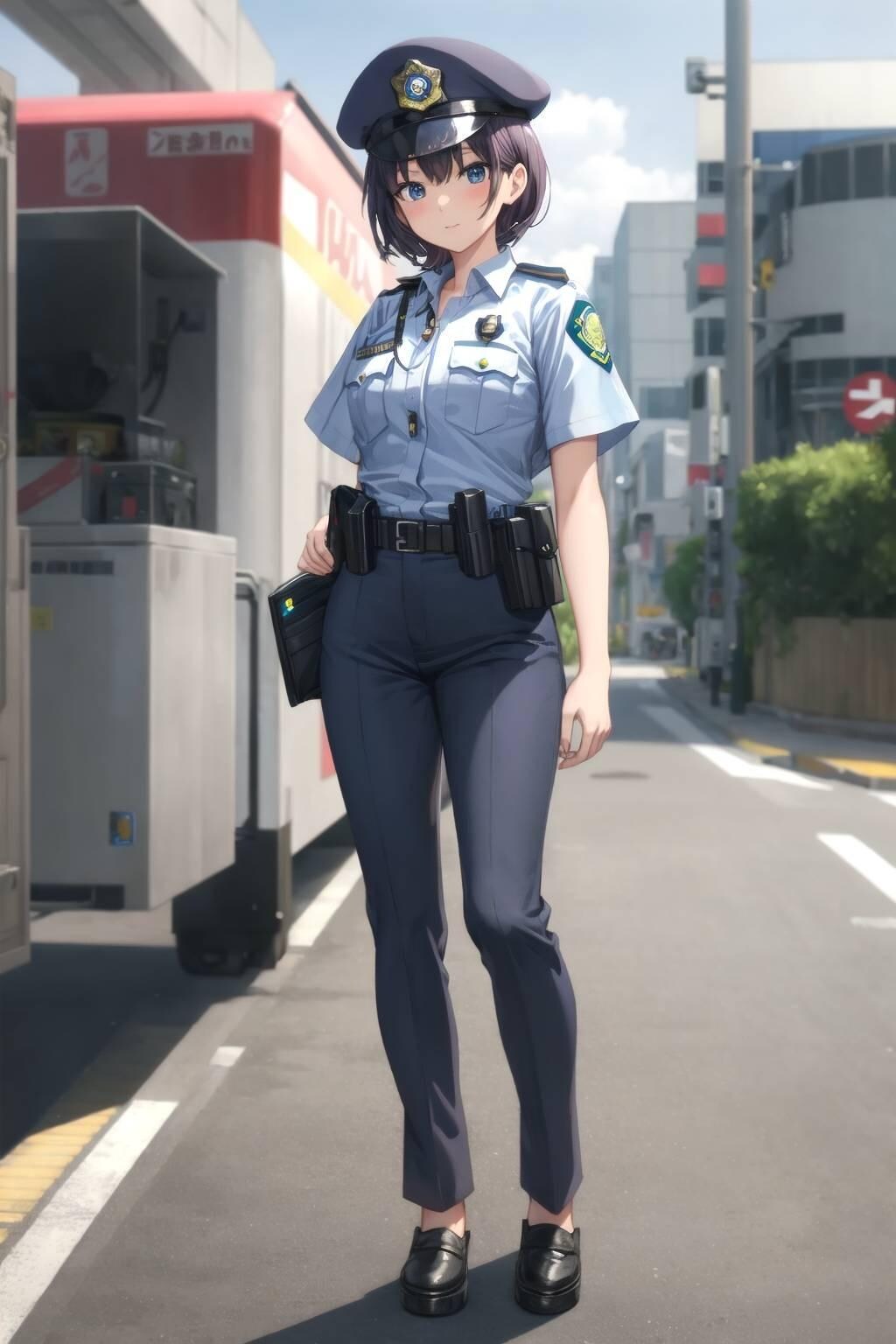 見知らぬ男性に心を盗まれた婦警