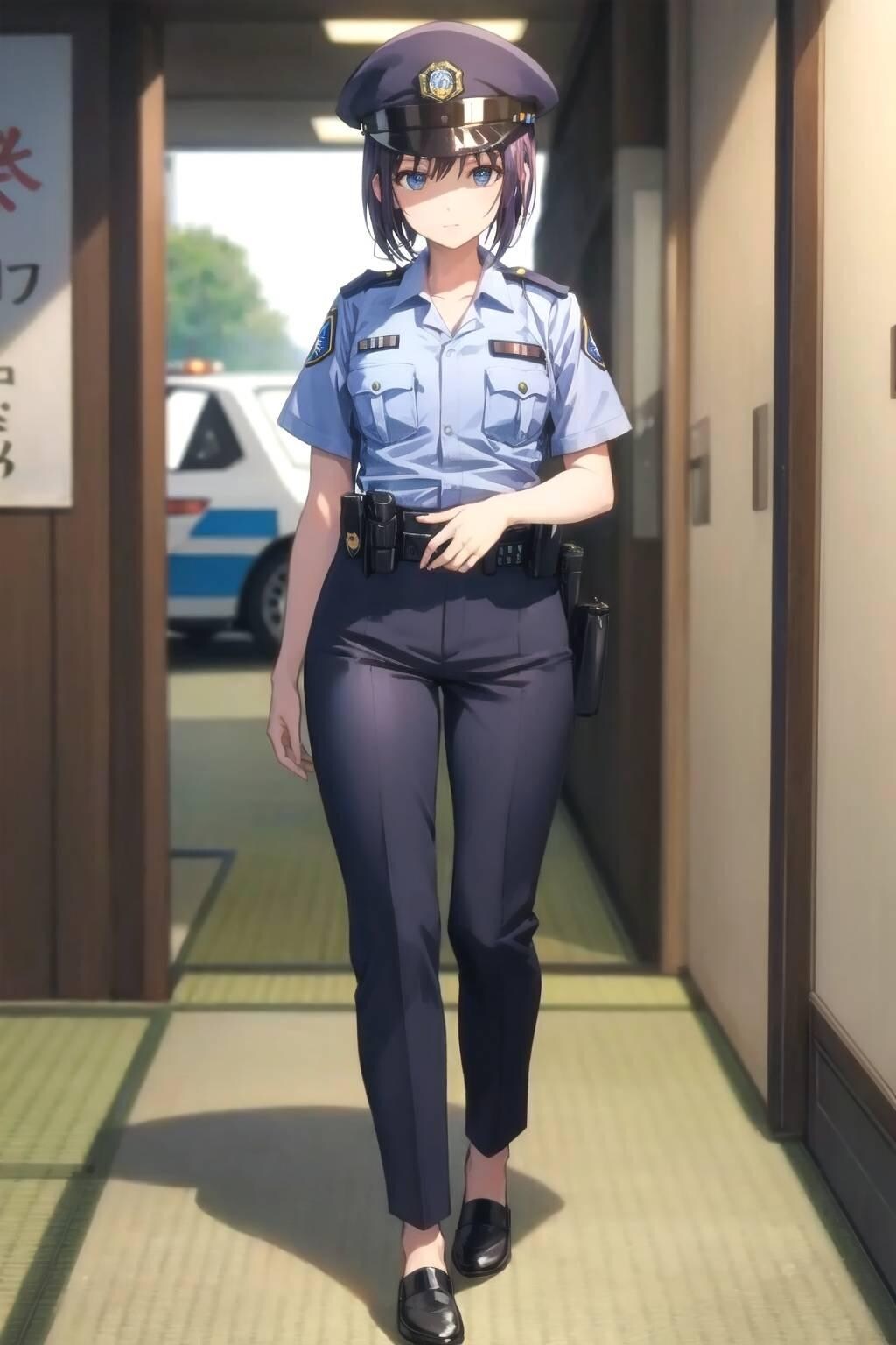 見知らぬ男性に心を盗まれた婦警