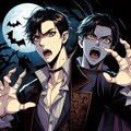 赤目な、ヴァンパイアな黒髪短髪男性★その4(6枚) 6枚目