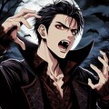 赤目な、ヴァンパイアな黒髪短髪男性★その4(6枚) 5枚目