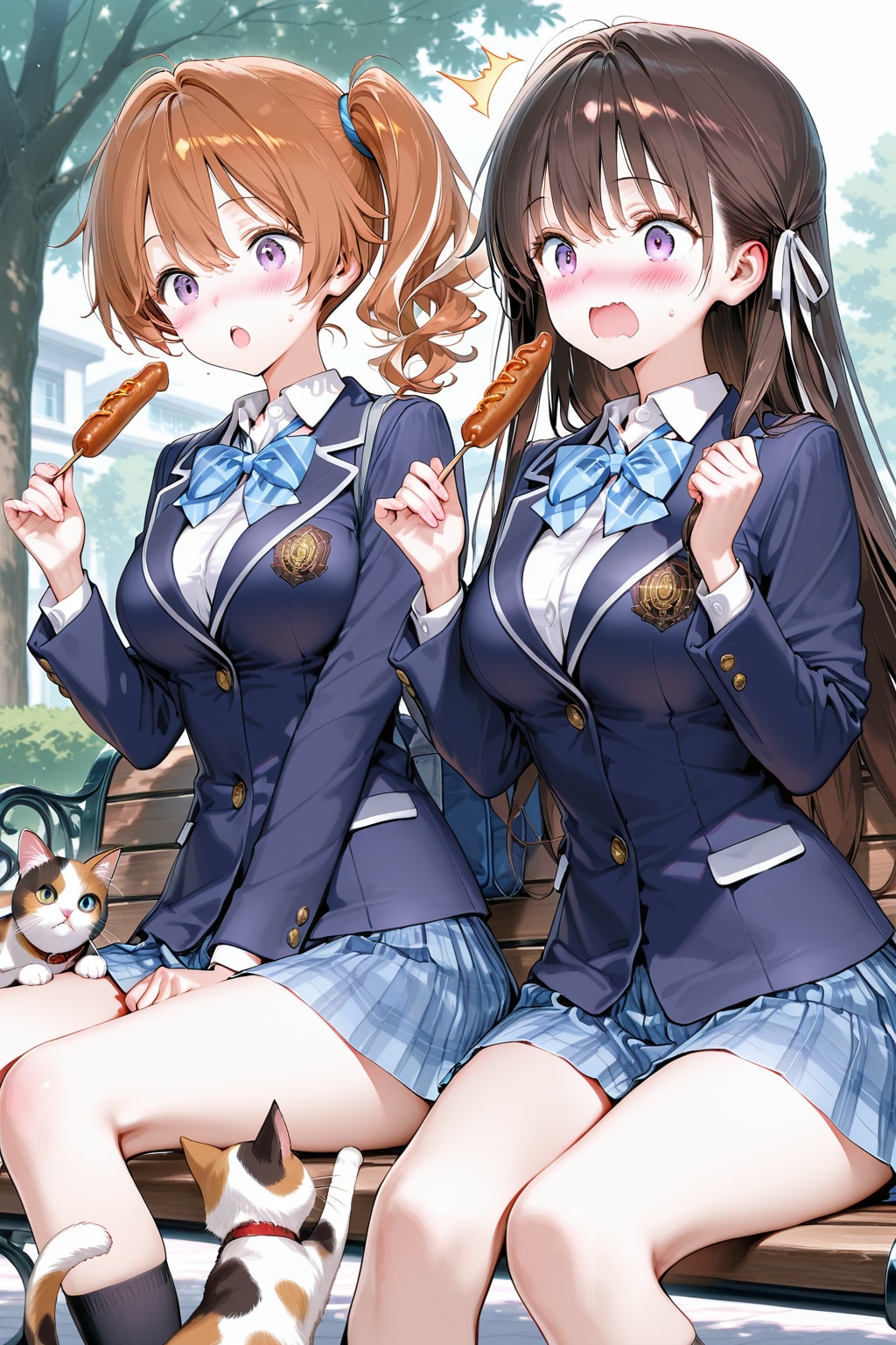 そのソーセージをよこせニャン😼