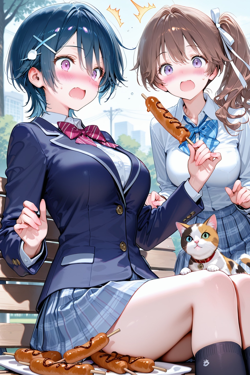 そのソーセージをよこせニャン😼