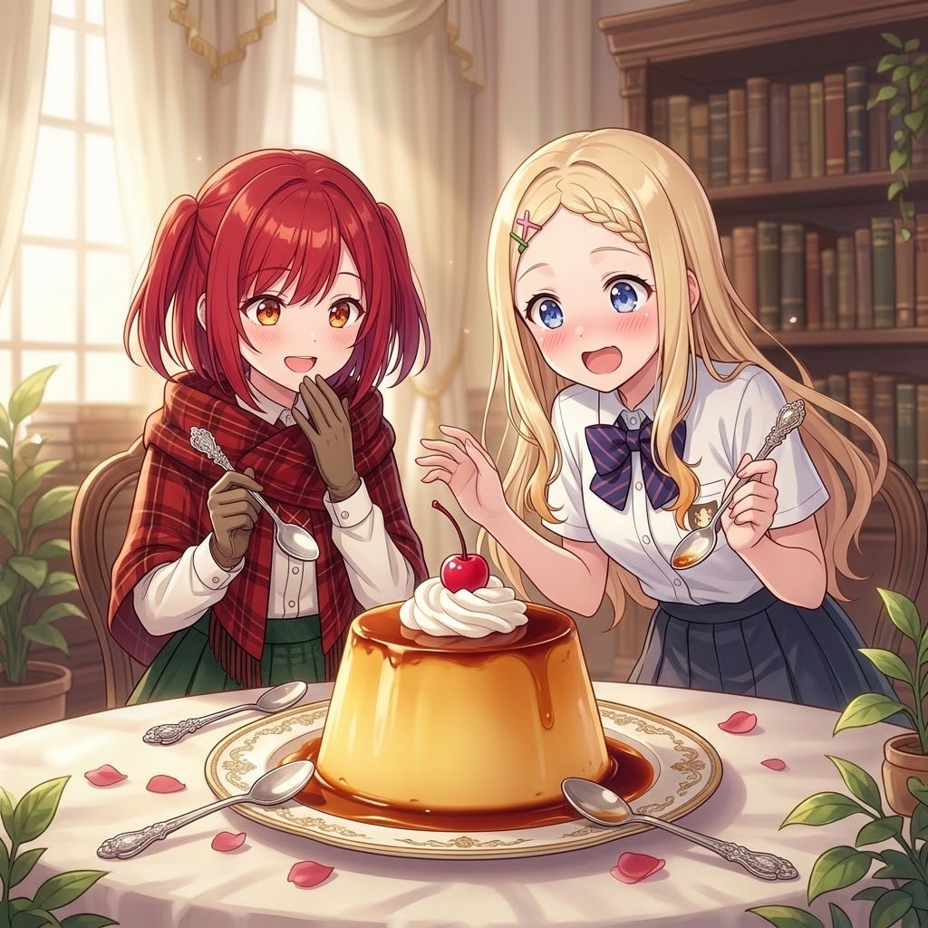 プリンが食べたい♪ | の人気AIイラスト・グラビア