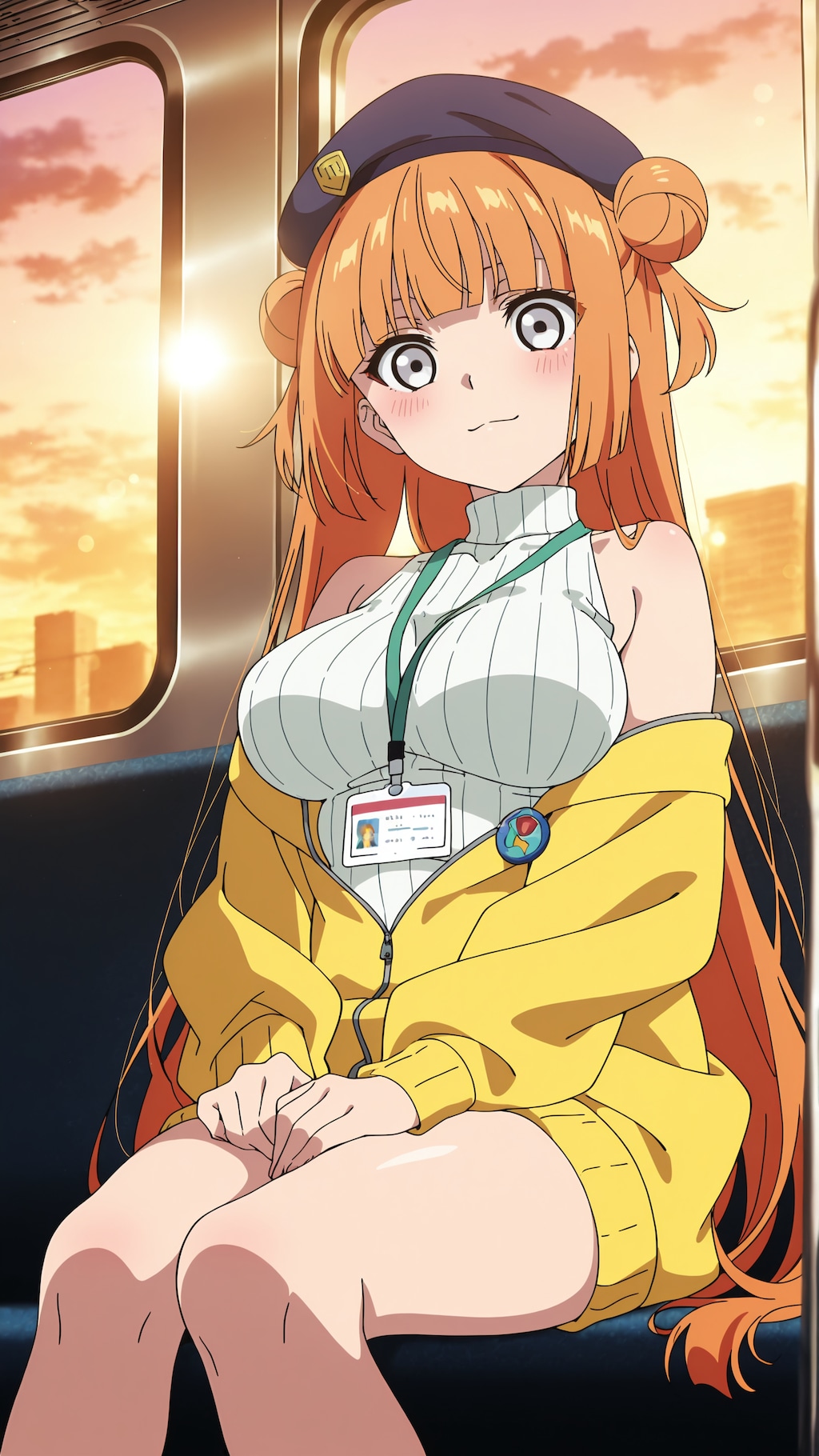 夕焼けに揺られて、今日の疲れがゆっくり溶けていく