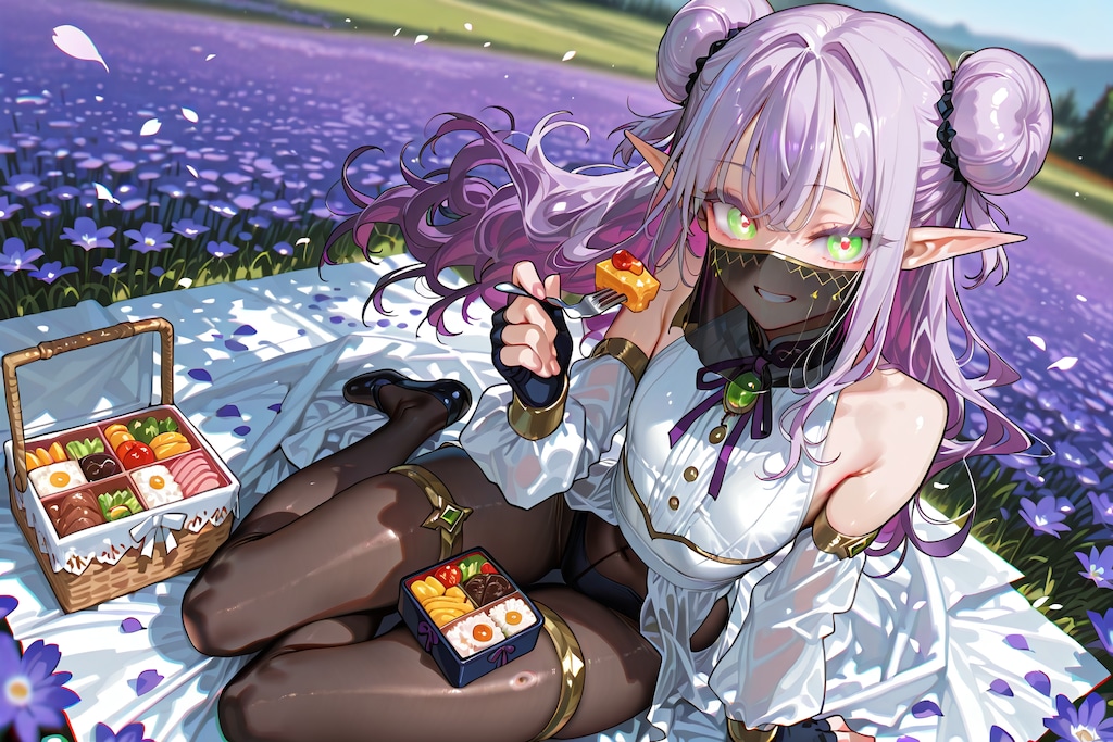 エルフなLILACちゃんとピクニック。※別衣装ver