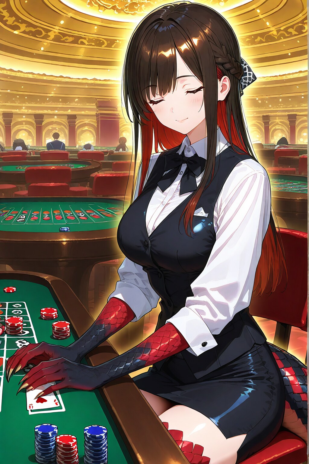 ？？？系カジノディーラー