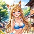 真夏の金髪ネコミミちゃん #2 9枚目