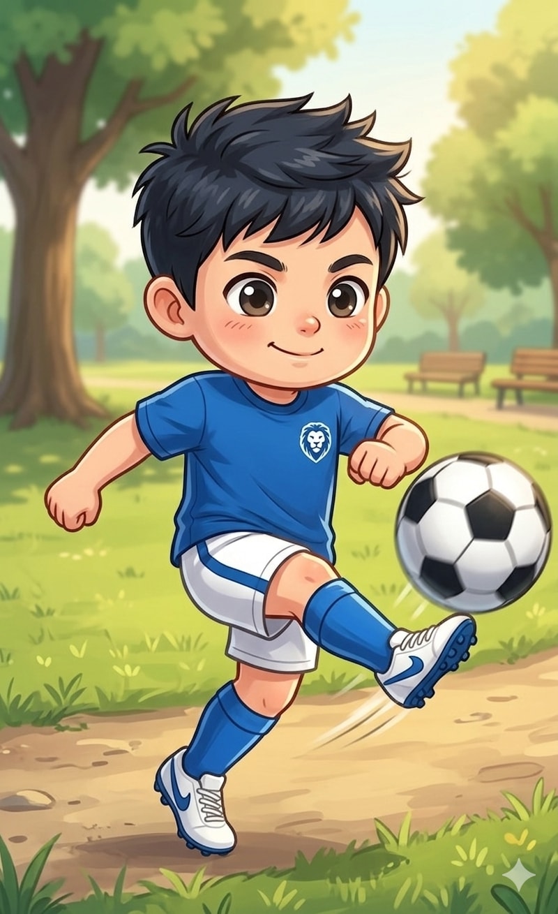 サッカー少年