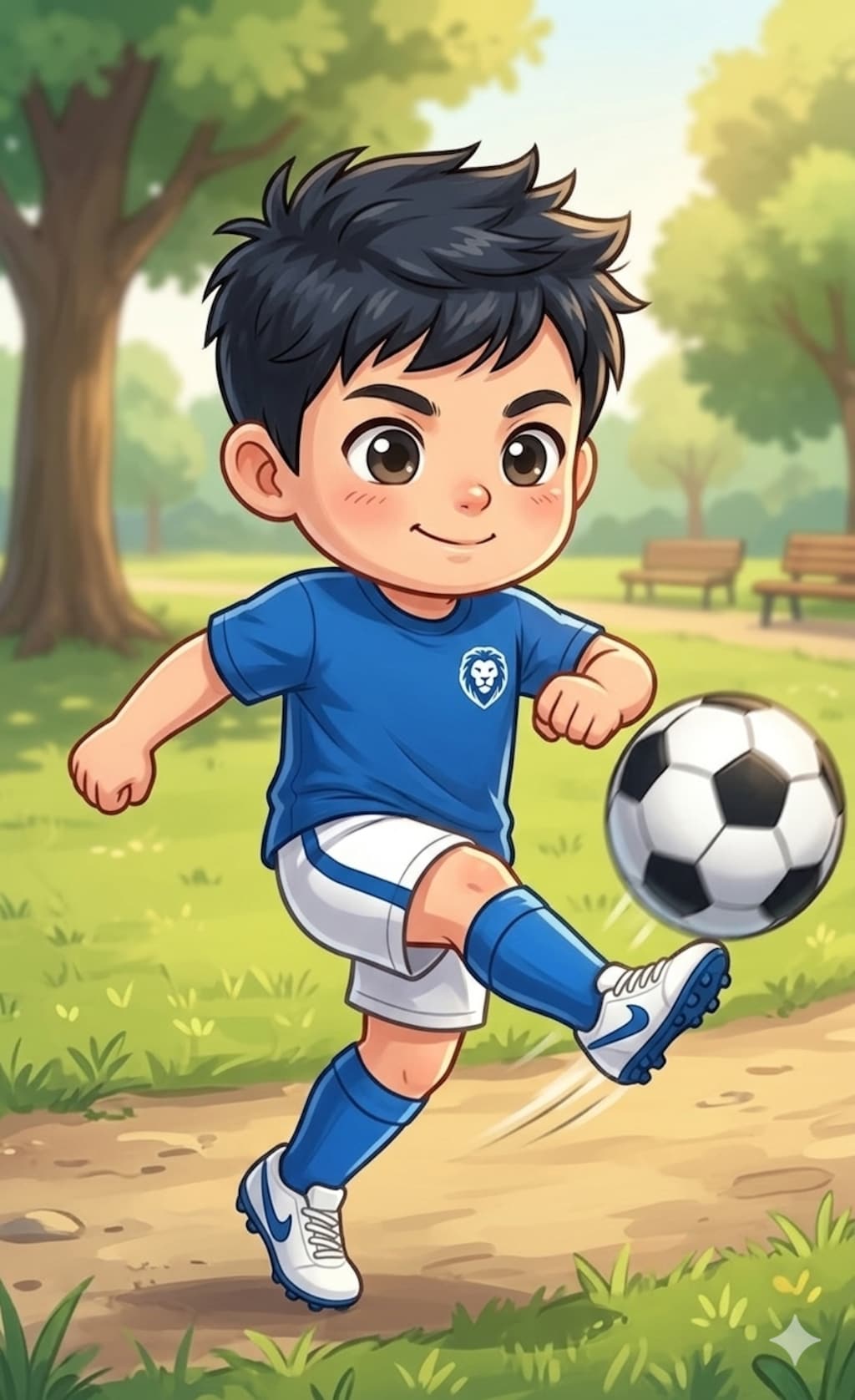 サッカー少年