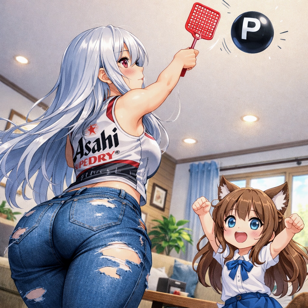 点Pを叩き落としたい女の子