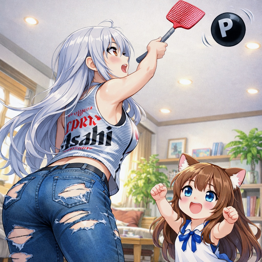 点Pを叩き落としたい女の子