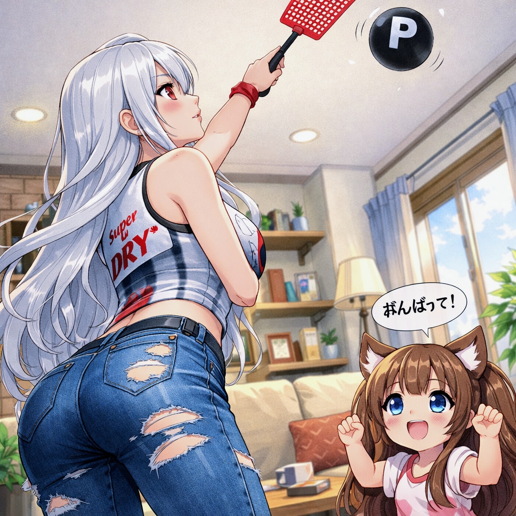 点Pを叩き落としたい女の子