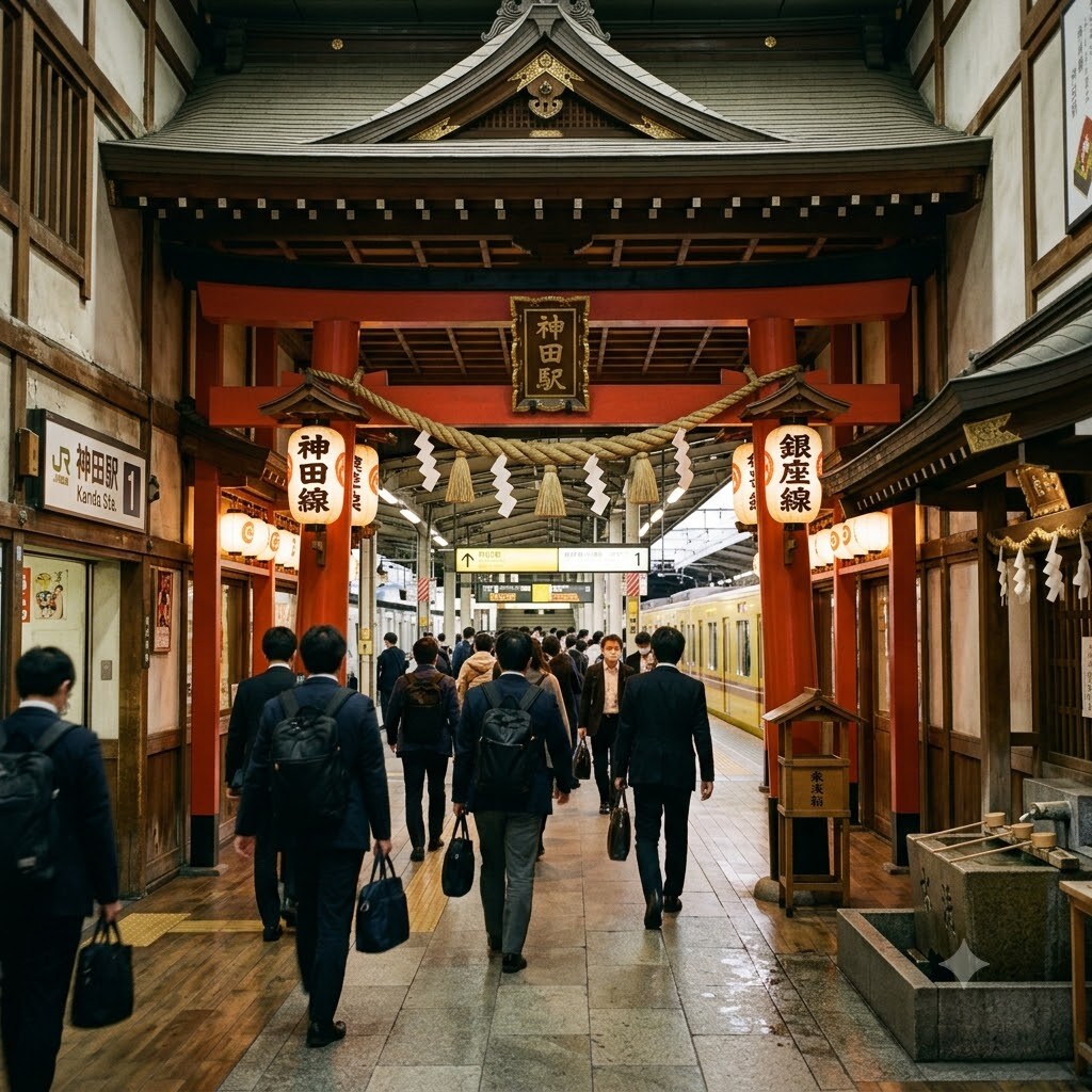 神社っぽい駅