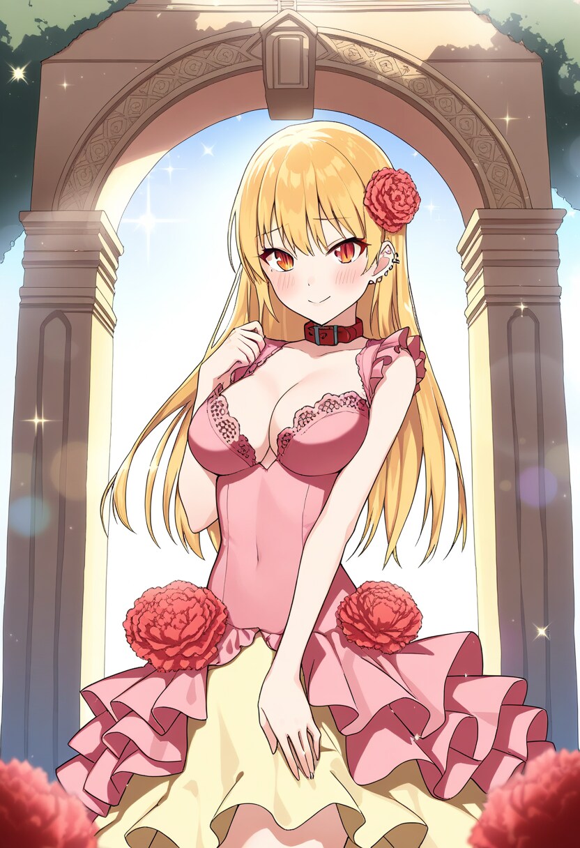 DaysAI生成でパステルドレスの女の子💃❤️