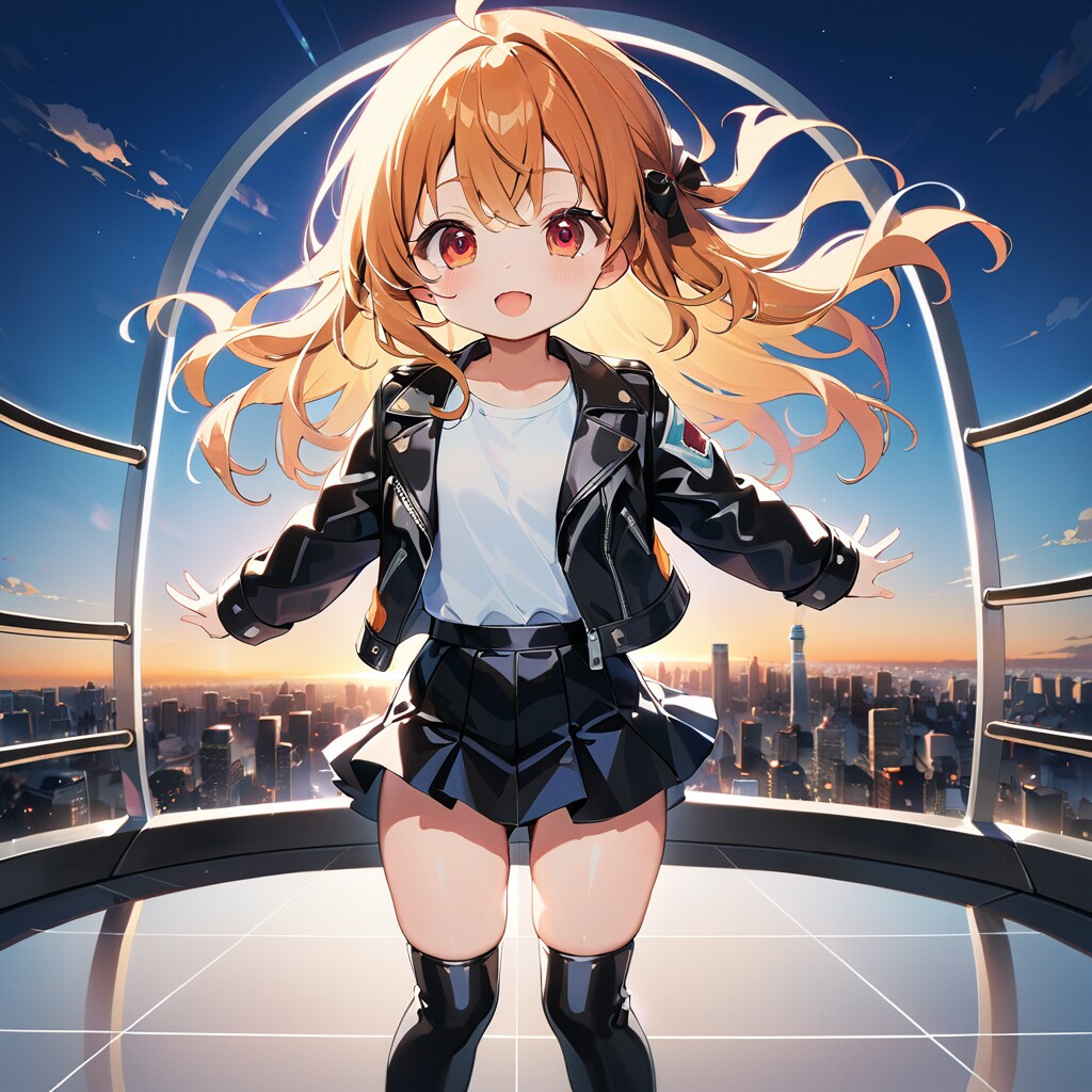 ららちゃん　エメラルド版　夕暮れと夜景の展望台＋α