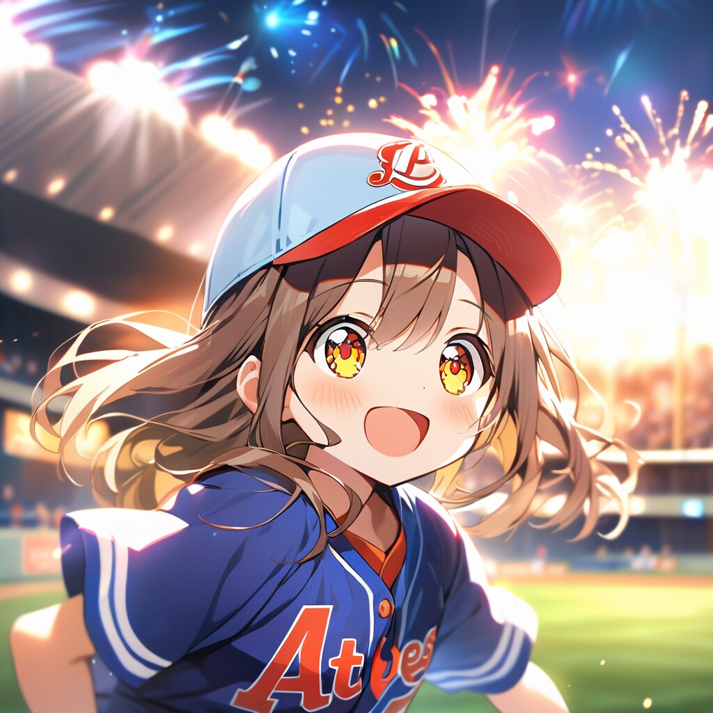 兄貴、野球って面白いね。 | の人気AIイラスト・グラビア