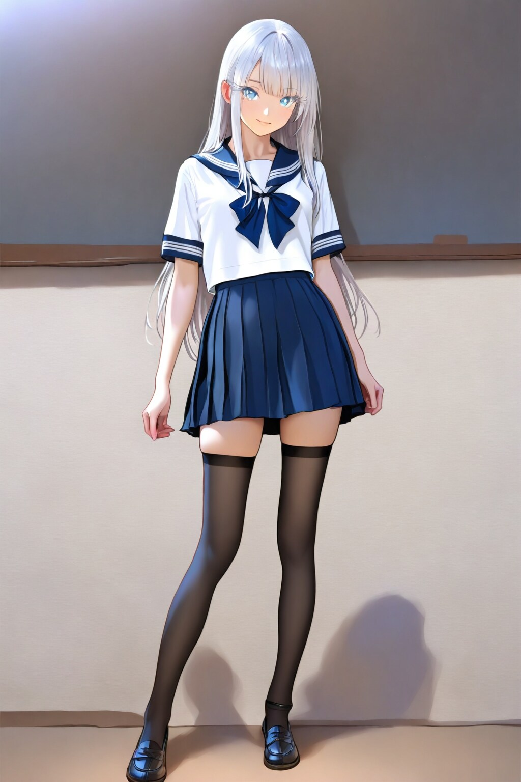 やっと立ち上がりその全身を顕にした銀色睫毛の娘