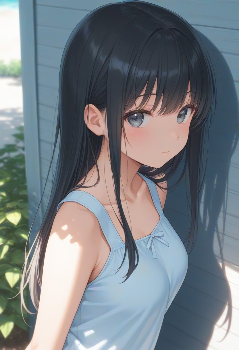 黒髪の美少女(395)