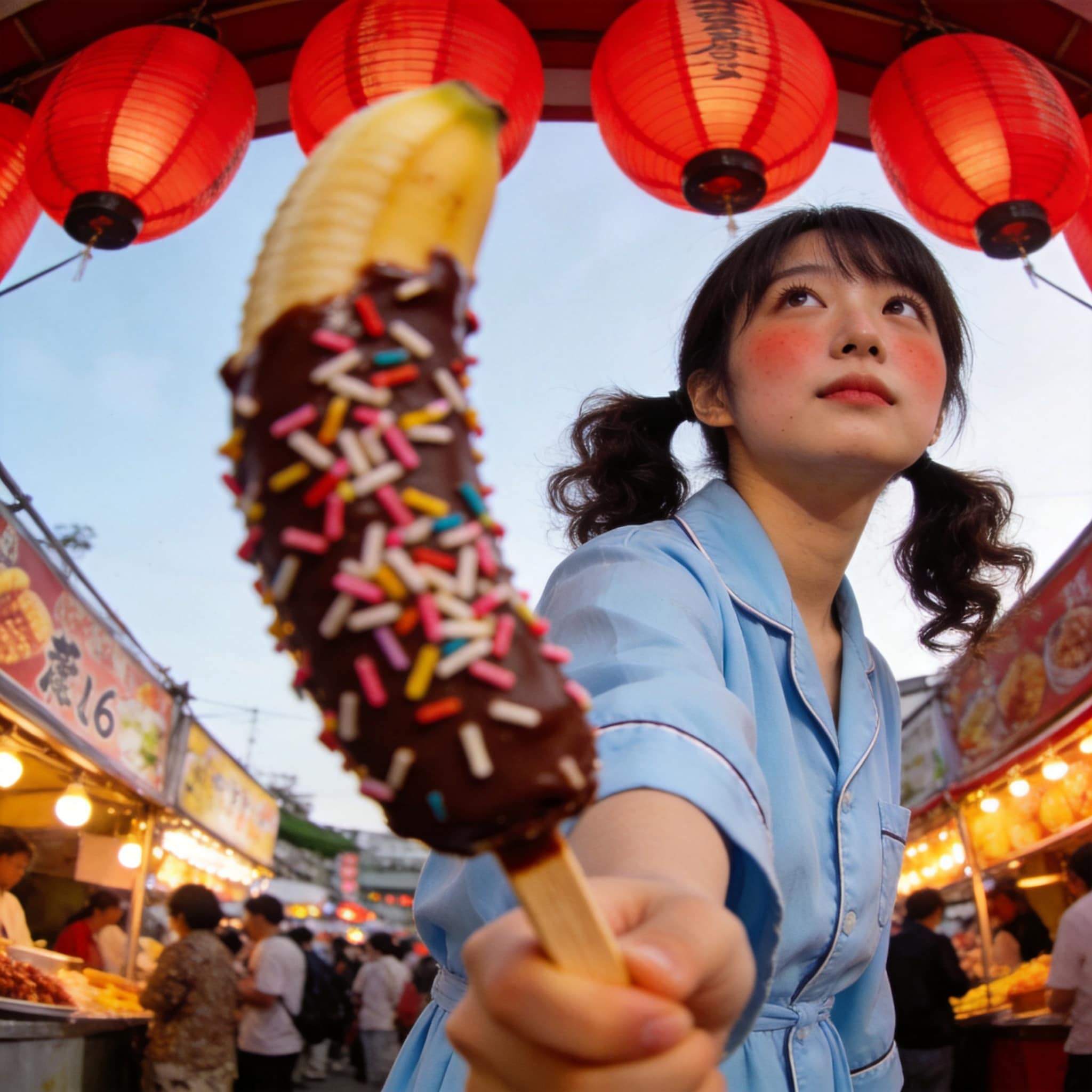 Festival Treats at Dusk