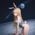 pegasusで宇宙空間バニーガール251112 2枚目
