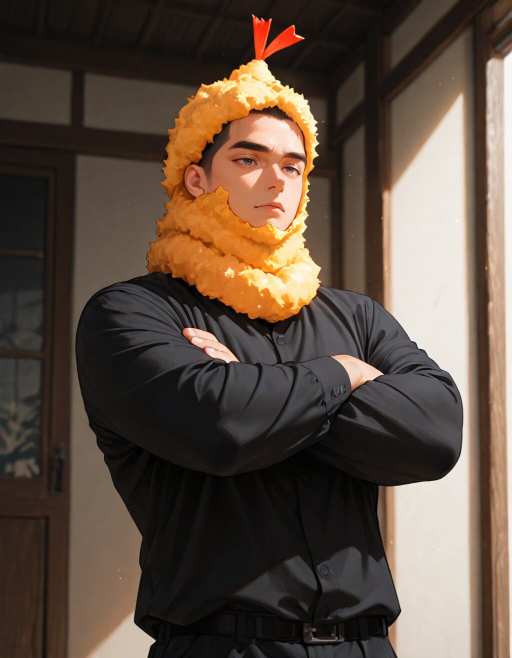 【ジョーク】前髪を掻き揚げた！