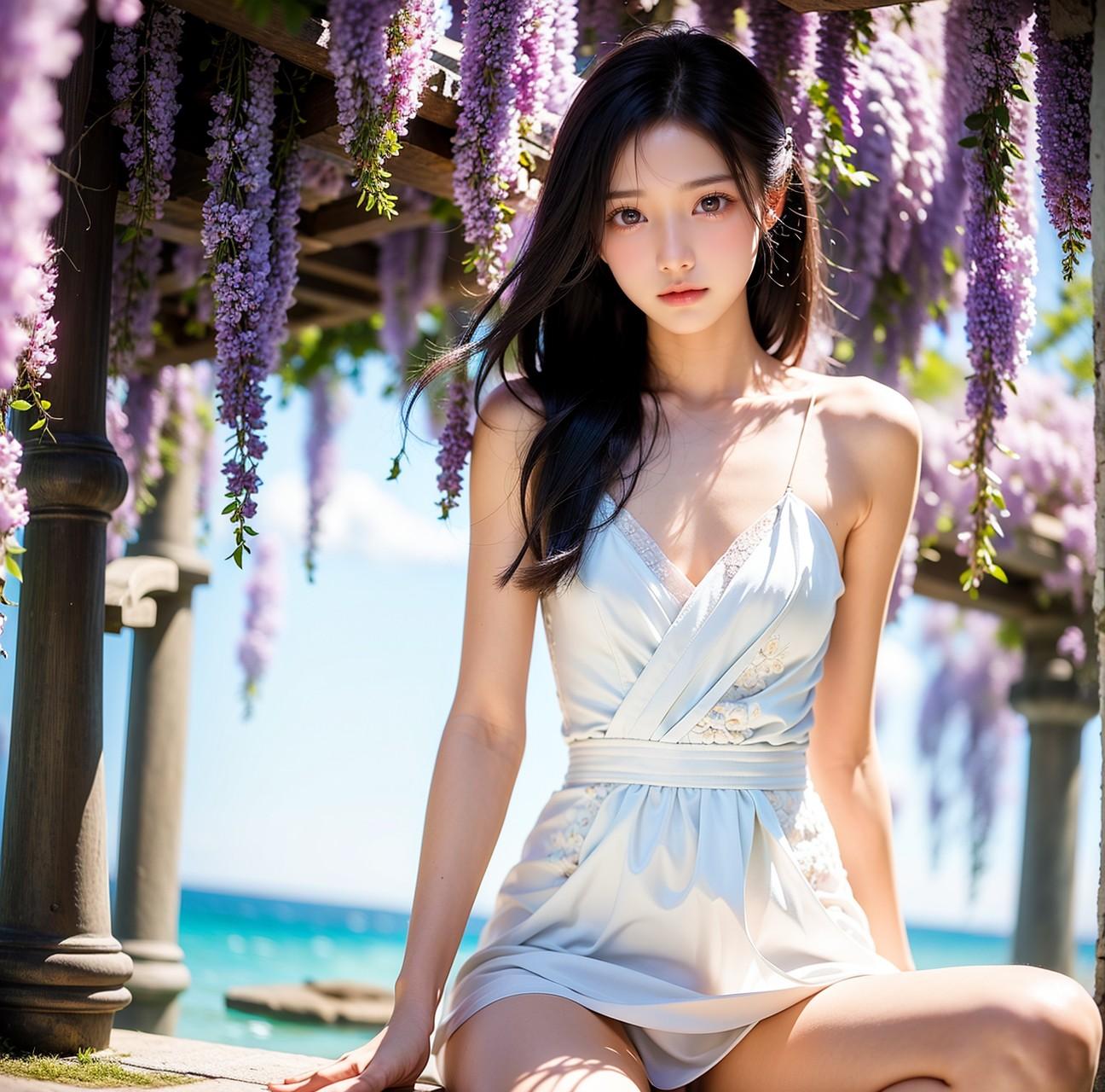 Wisteria Flower Girl