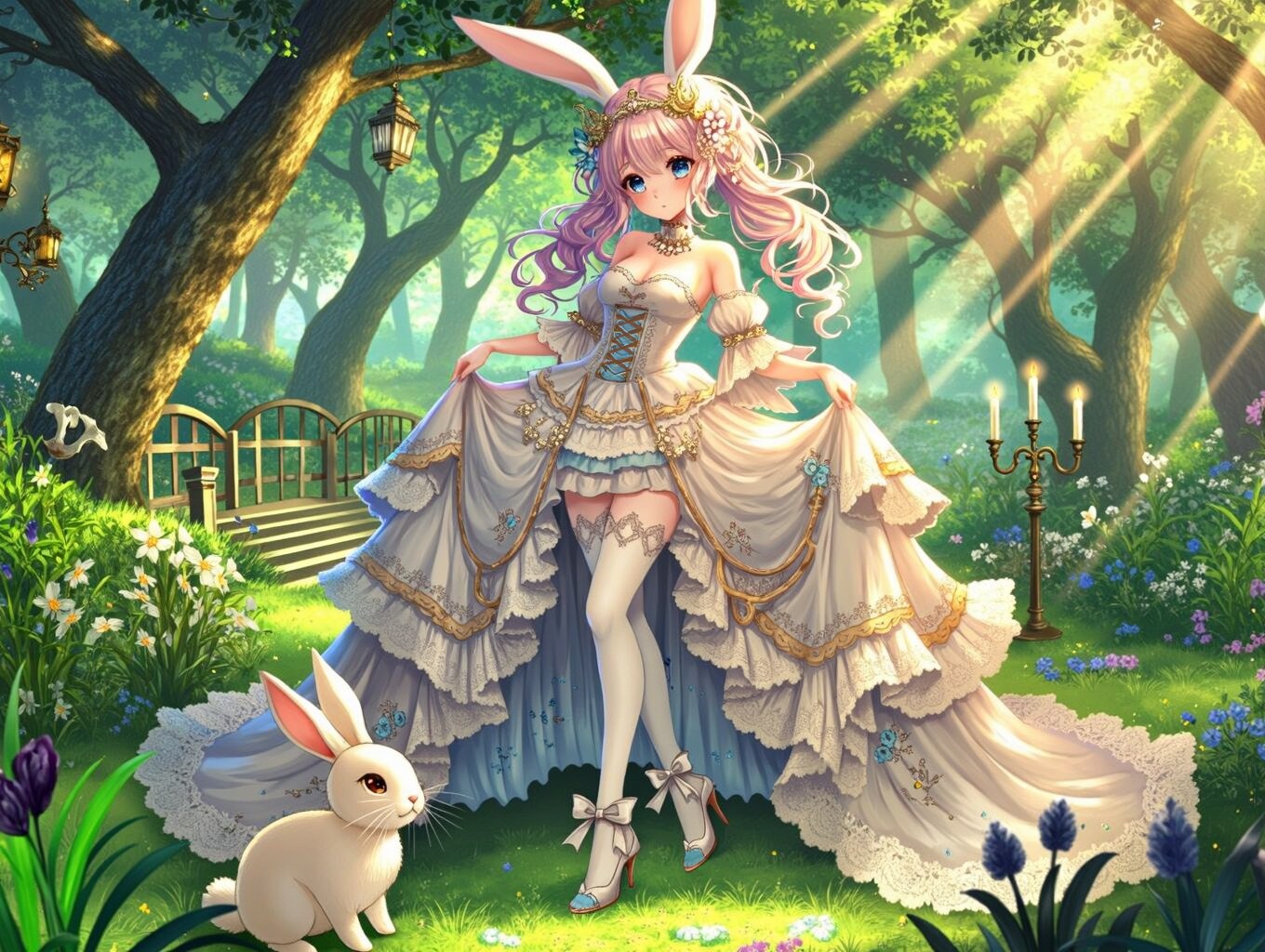 天り輝くうさぎ | の人気AIイラスト・グラビア