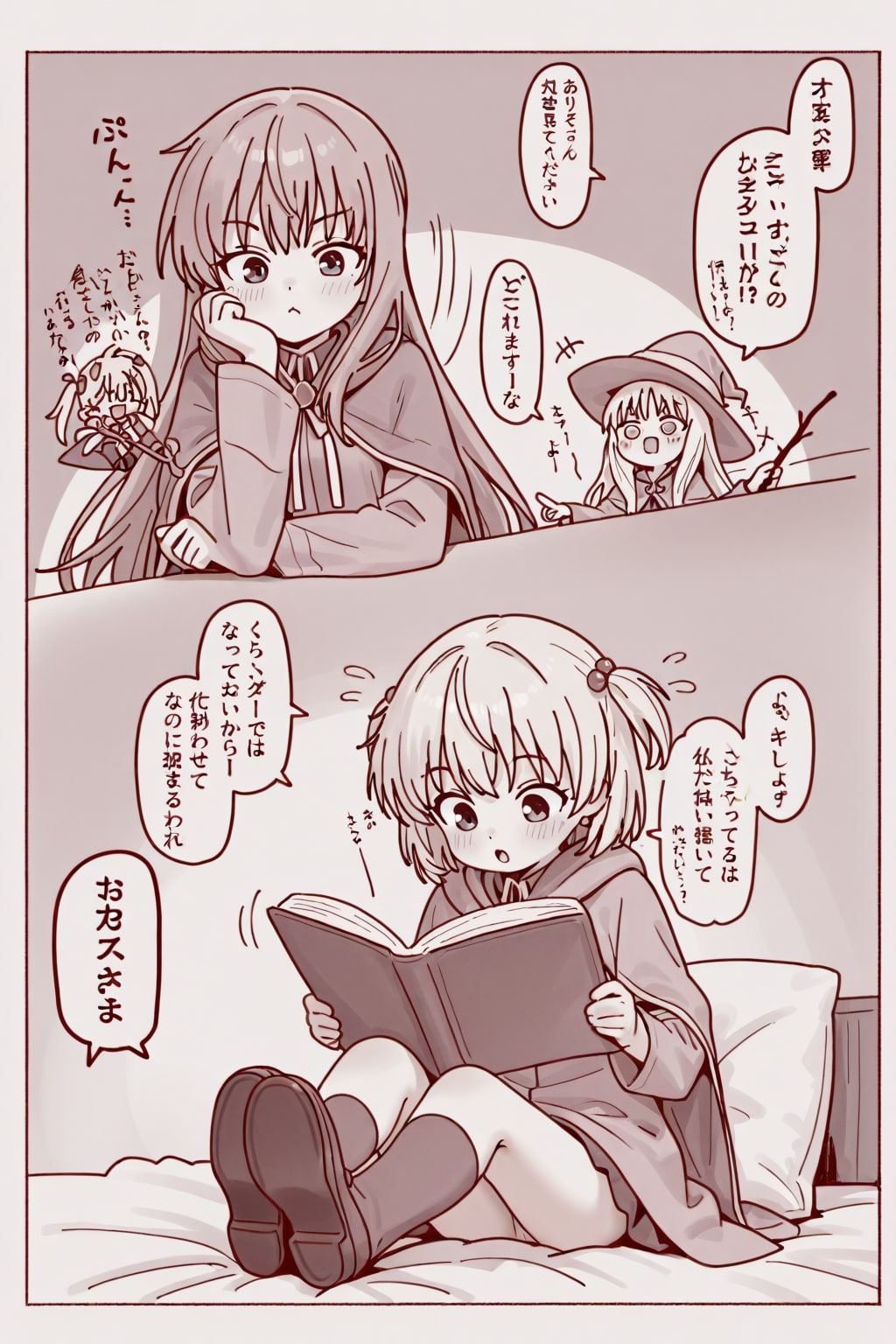 魔女のまんが | の人気AIイラスト・グラビア