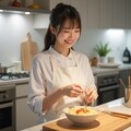 料理中の女子高生 6枚目