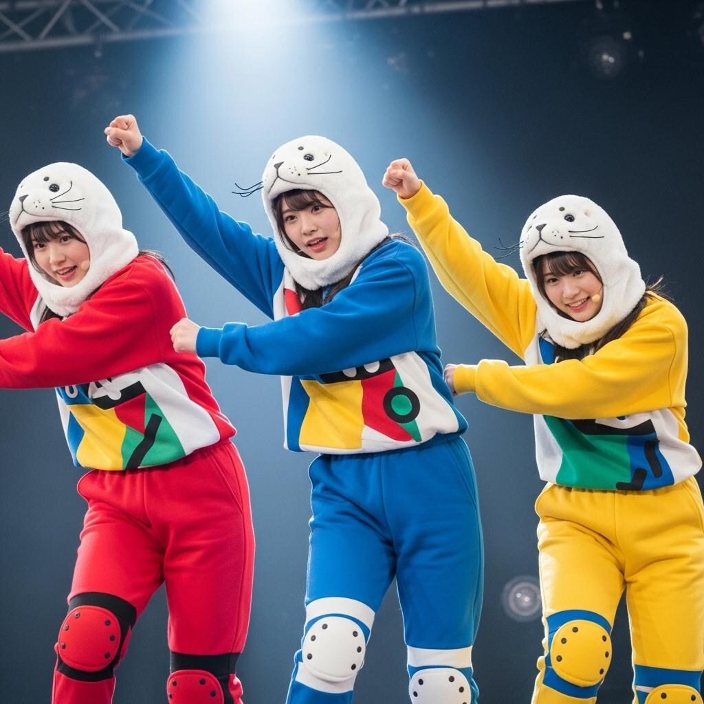 ジタバタ するなよ♪アザラシが 来るぜ！