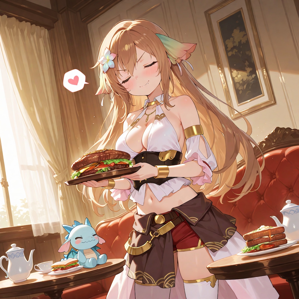 お肉大好きだからね、わたし！