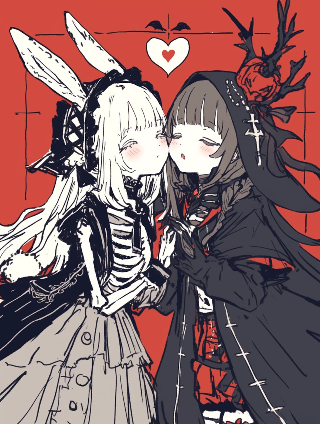 デスバニちゃんカップル