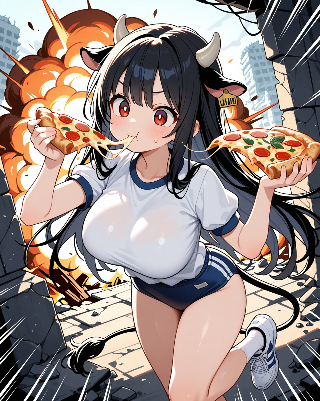 【私立ほるすたいん学園】戦闘中に食事をとる訓練のお時間！！