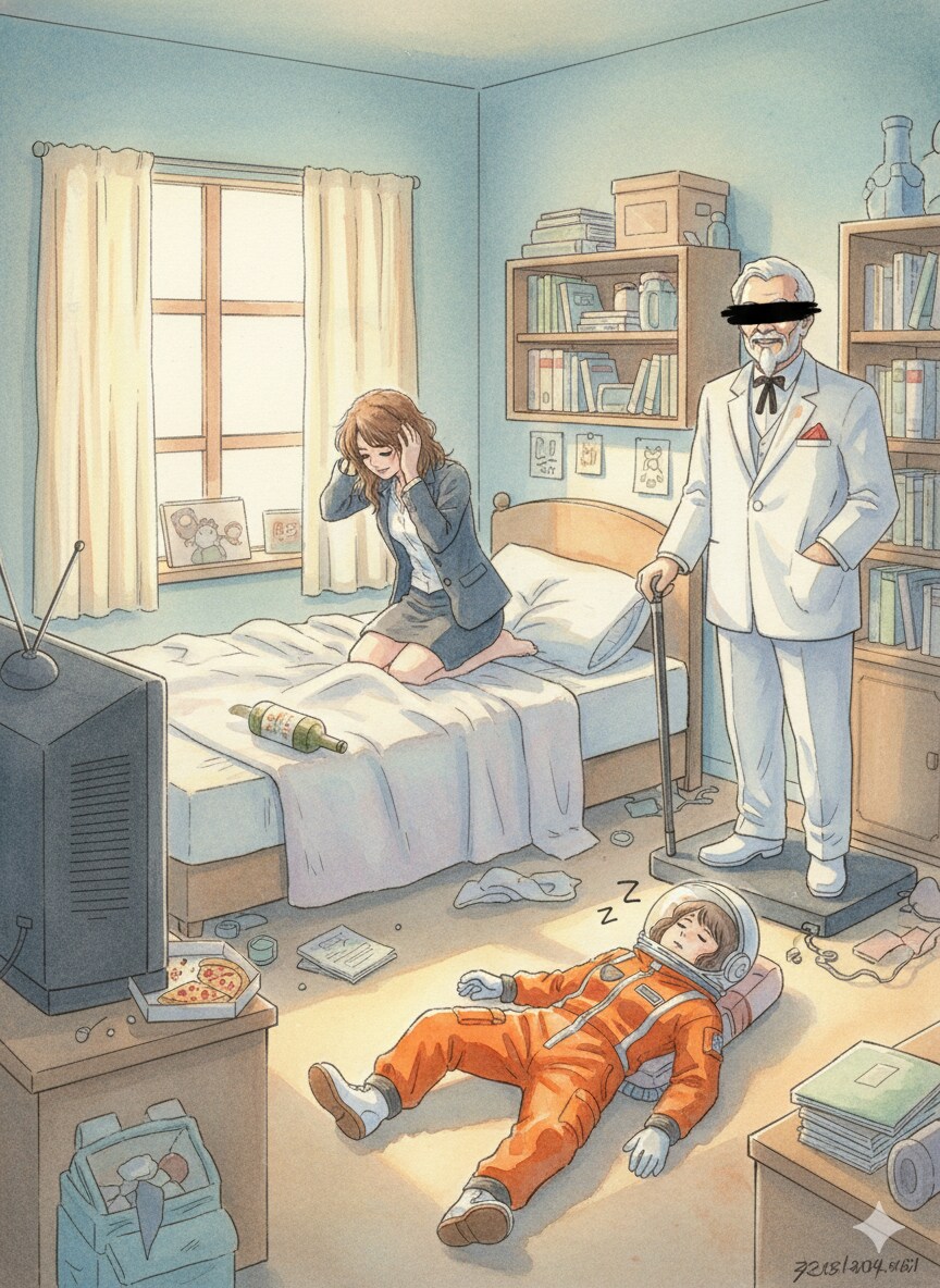 飲み過ぎ。 | の人気AIイラスト・グラビア