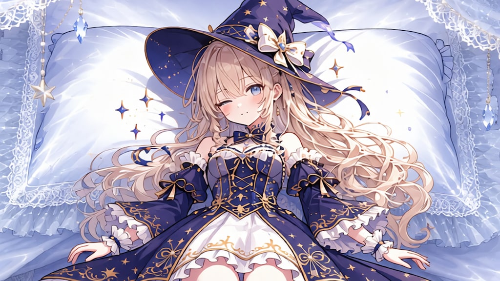 金髪少女とドレス　その8