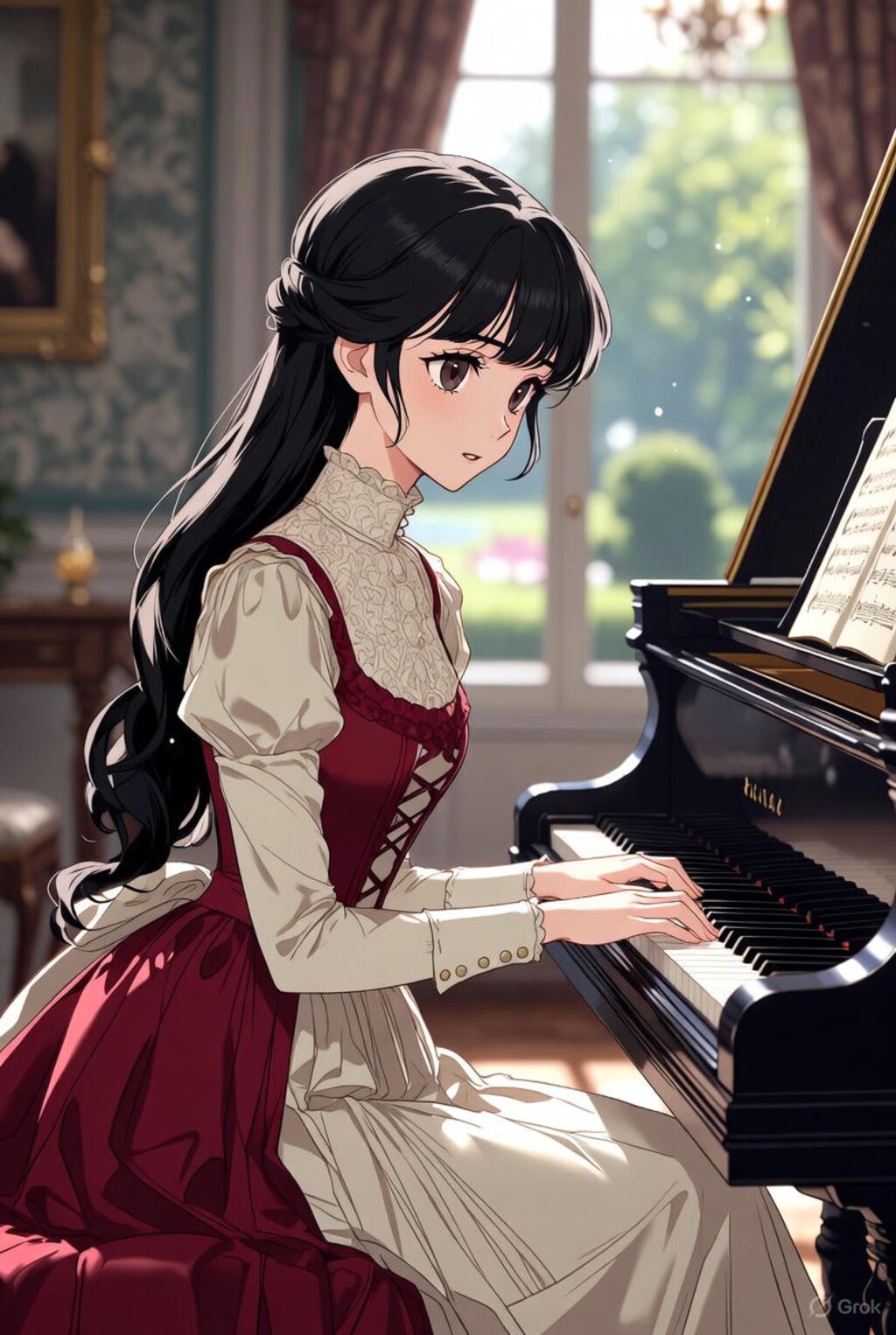 貴族令嬢（ピアノ）