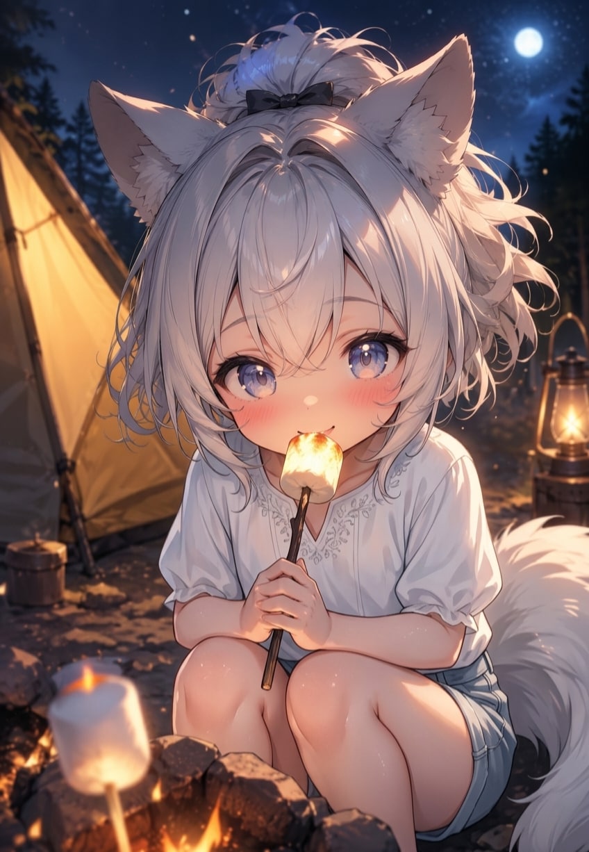 ちび人狼ちゃんのキャンプ