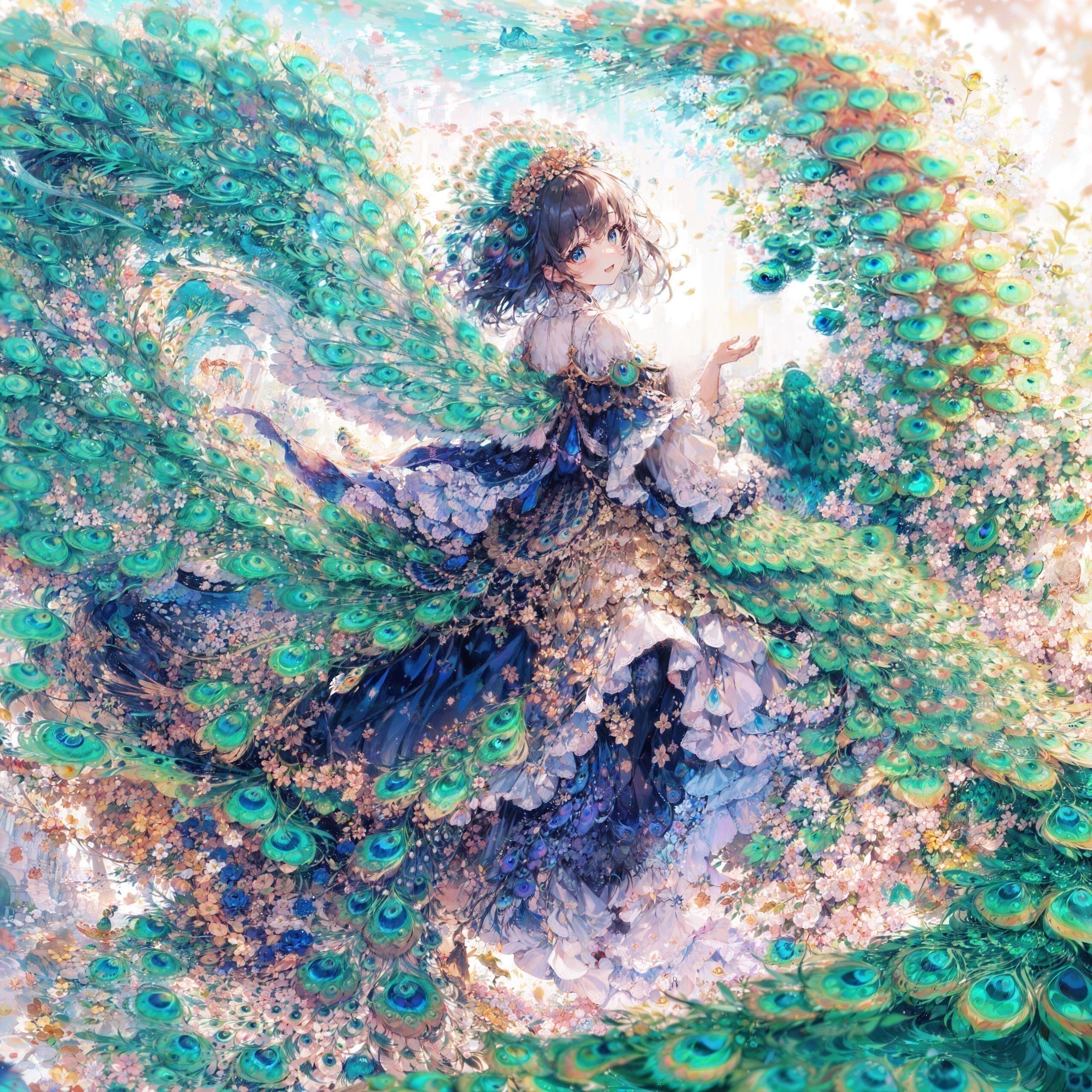 peacock girl