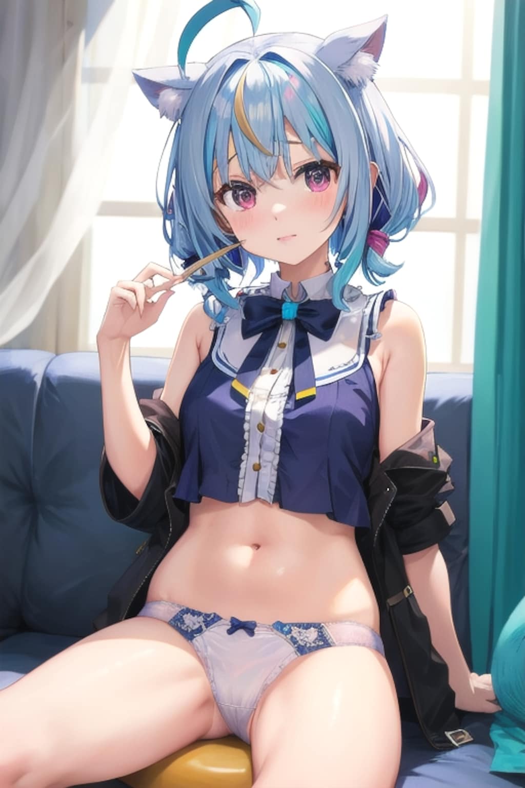 座っているだけ