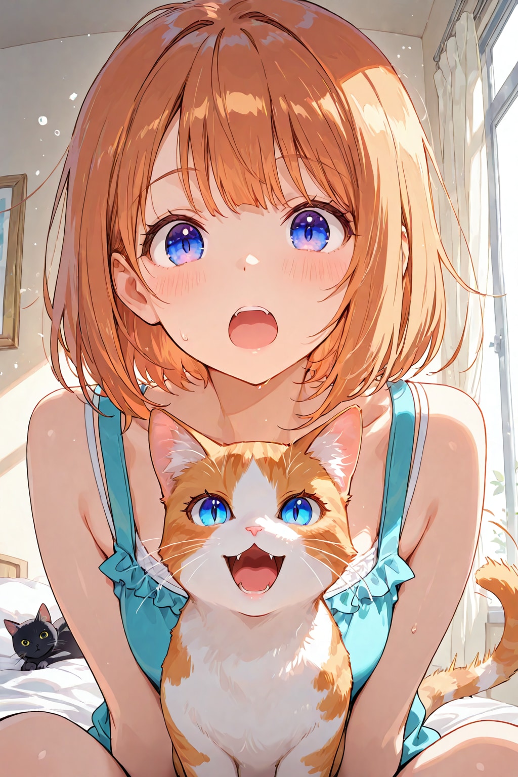 キャッと驚いた | の人気AIイラスト・グラビア