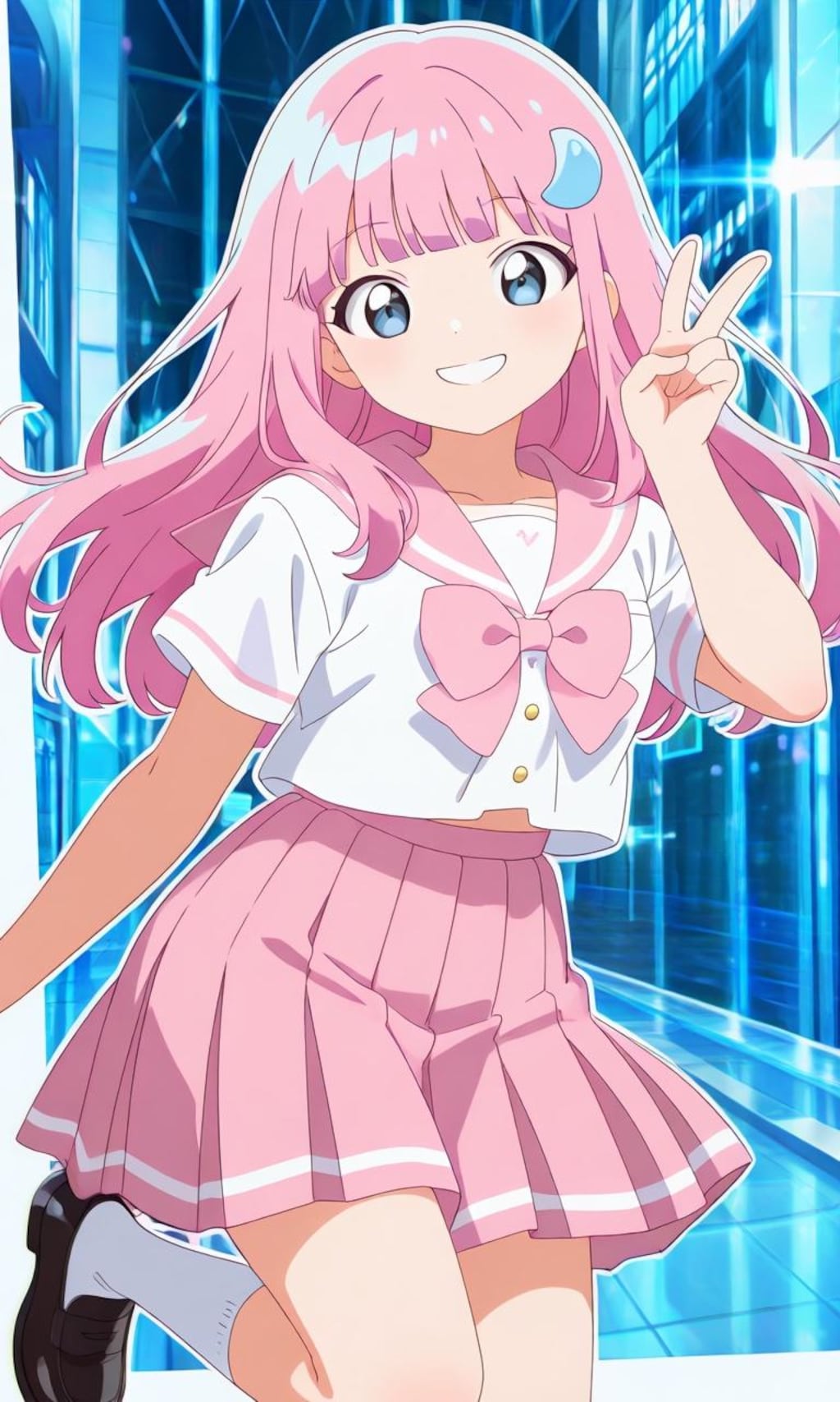 野々山流ちゃんピースサイン