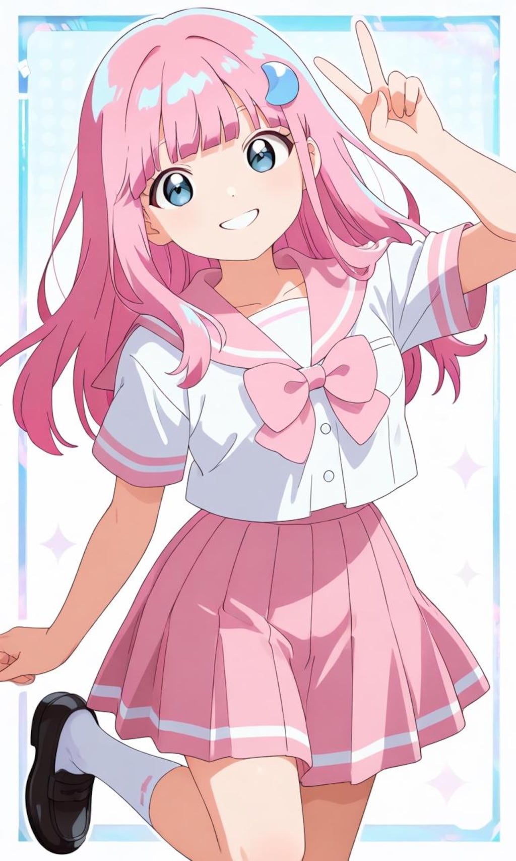 野々山流ちゃんピースサイン
