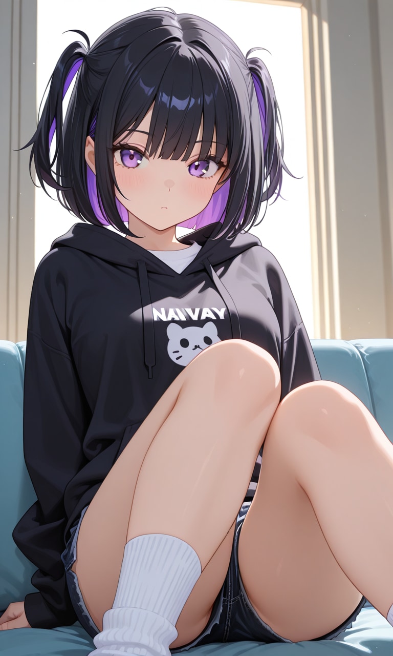 紫色が似合う女の子125 | の人気AIイラスト・グラビア