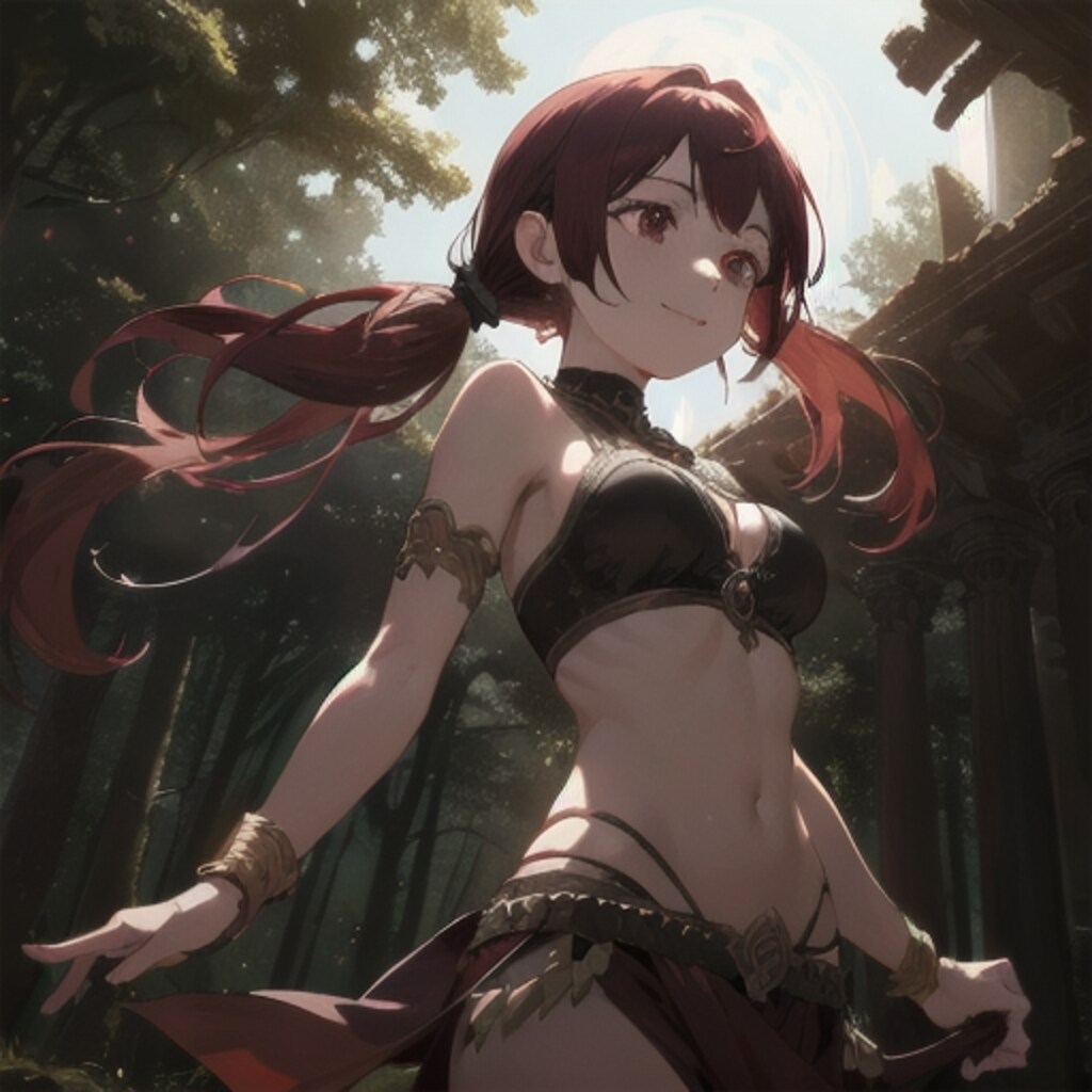 雰囲気ファンタジーな踊り子さん。