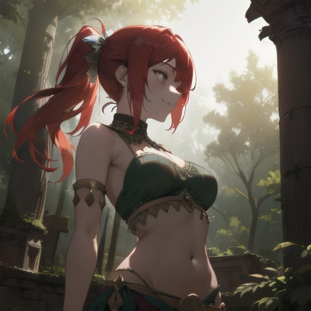 雰囲気ファンタジーな踊り子さん。